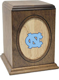 University of North Carolina Tar Heels Wooden Memorial Cremation Urn - WDUNC100