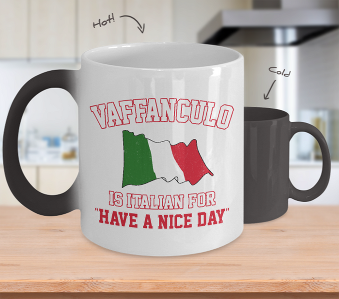 Vaffanculo Color Changing Mug