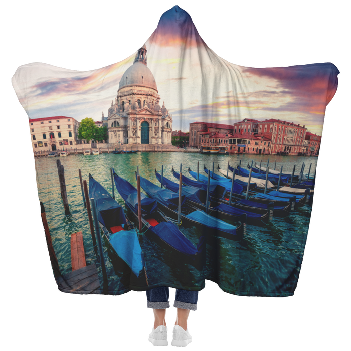 Venice Hooded Blanket with Mittens