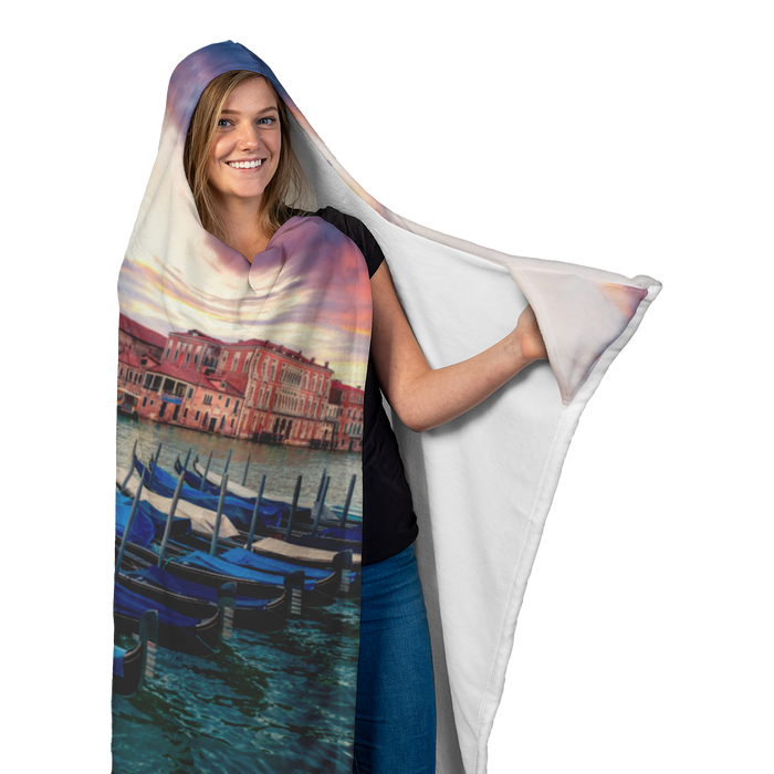 Venice Hooded Blanket with Mittens