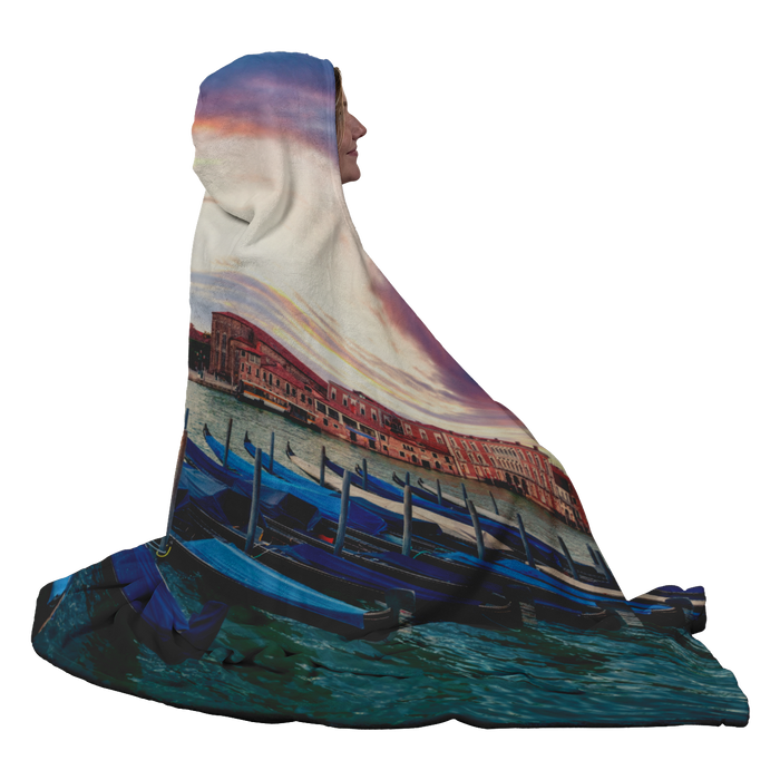 Venice Hooded Blanket with Mittens