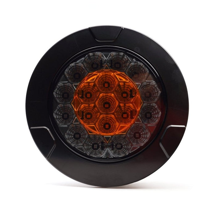 WAS W313 Y BLACK YELLOW multi function round LED rear lampLED Rear Light2235 BLACK YELLOWWASSRH Lighting