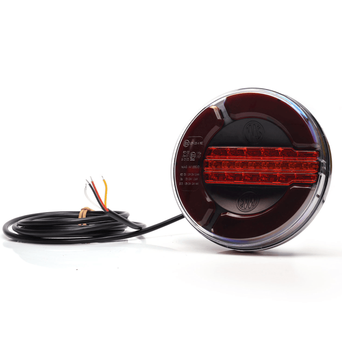 WAS W153 DD Rear stop tail dynamic indicator BlackLED Rear LightWASSRH Lighting