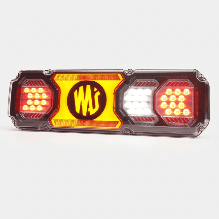 WAS W282D LED 12/24 volt rear combination lamp RED lens for trucksLED Rear Light2521 L KRWASSRH Lighting