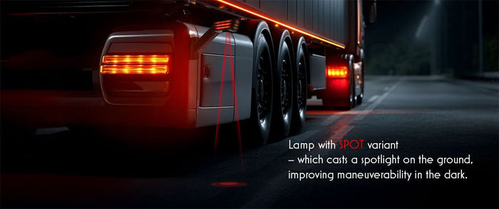 WAS W297.5 Monolithic Stalk Series Outline marker Lamps for truck and trailerLED Outline marker lightWASSRH Lighting