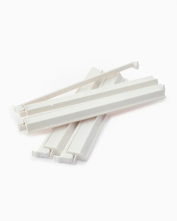 White Acrylic Rack & Pushers Set