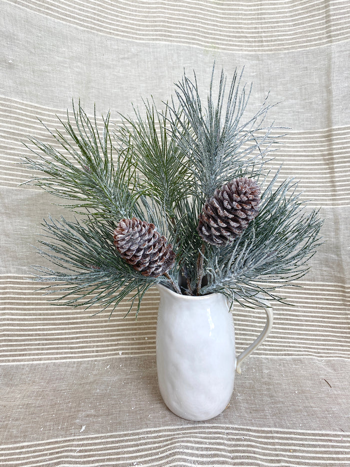 Winter Whimsy Long Needle Pine Pick