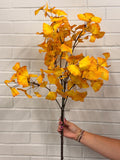 Yellow Gingko Leaf Spray