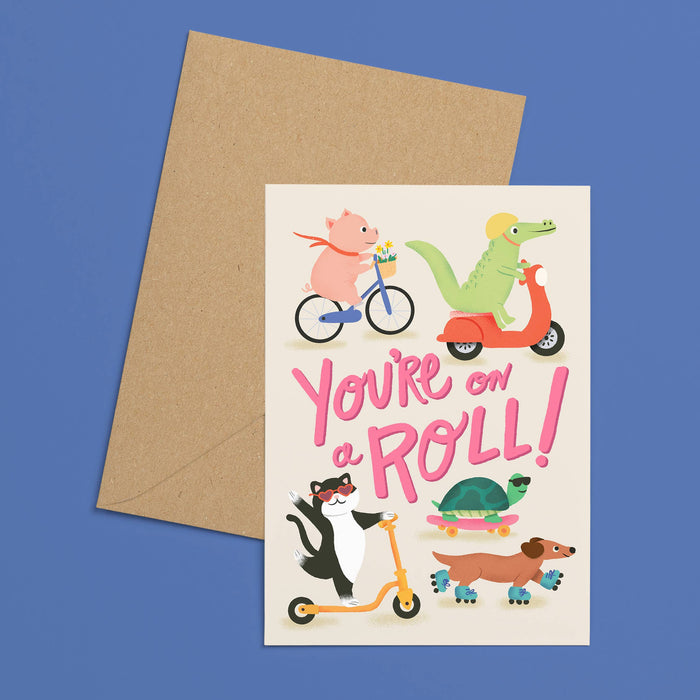 You're on a Roll Card